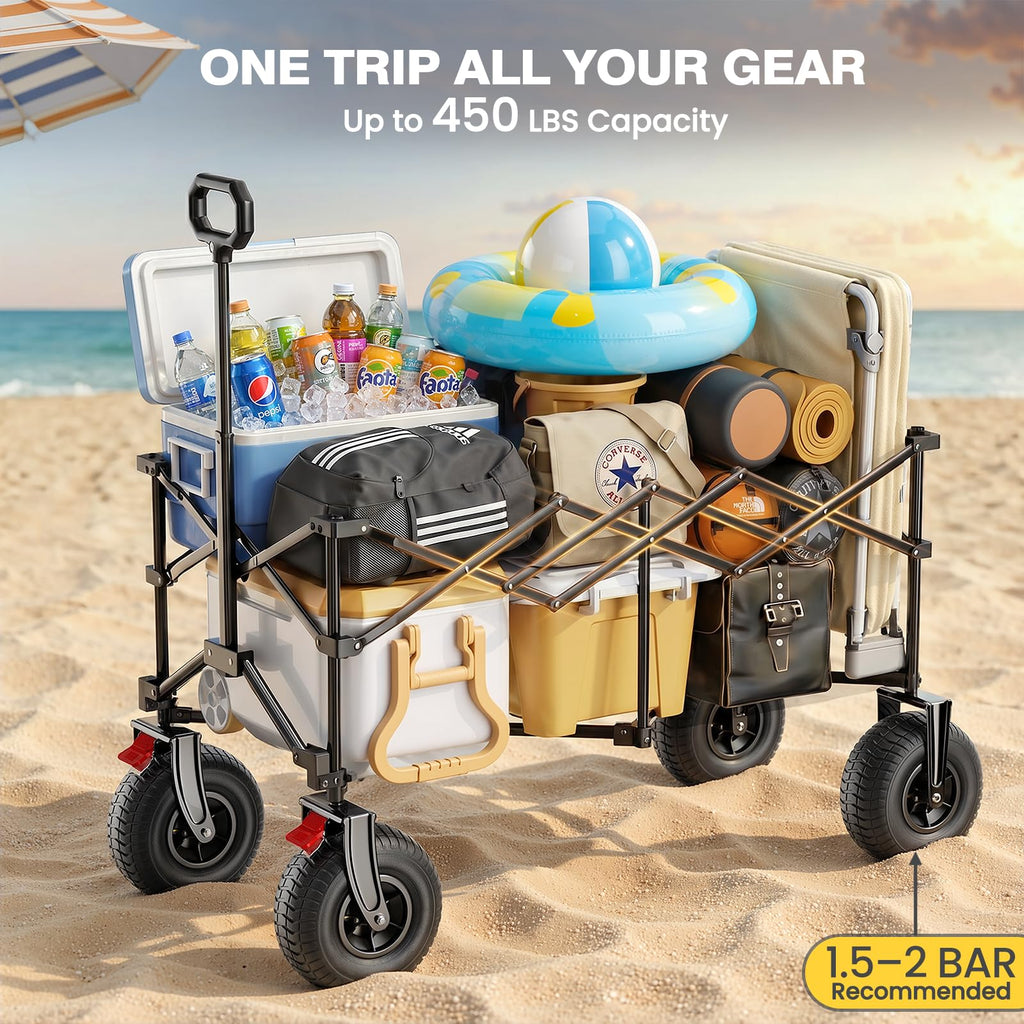 All-Terrain Wagon with Pneumatic Rubber Wheels X282450