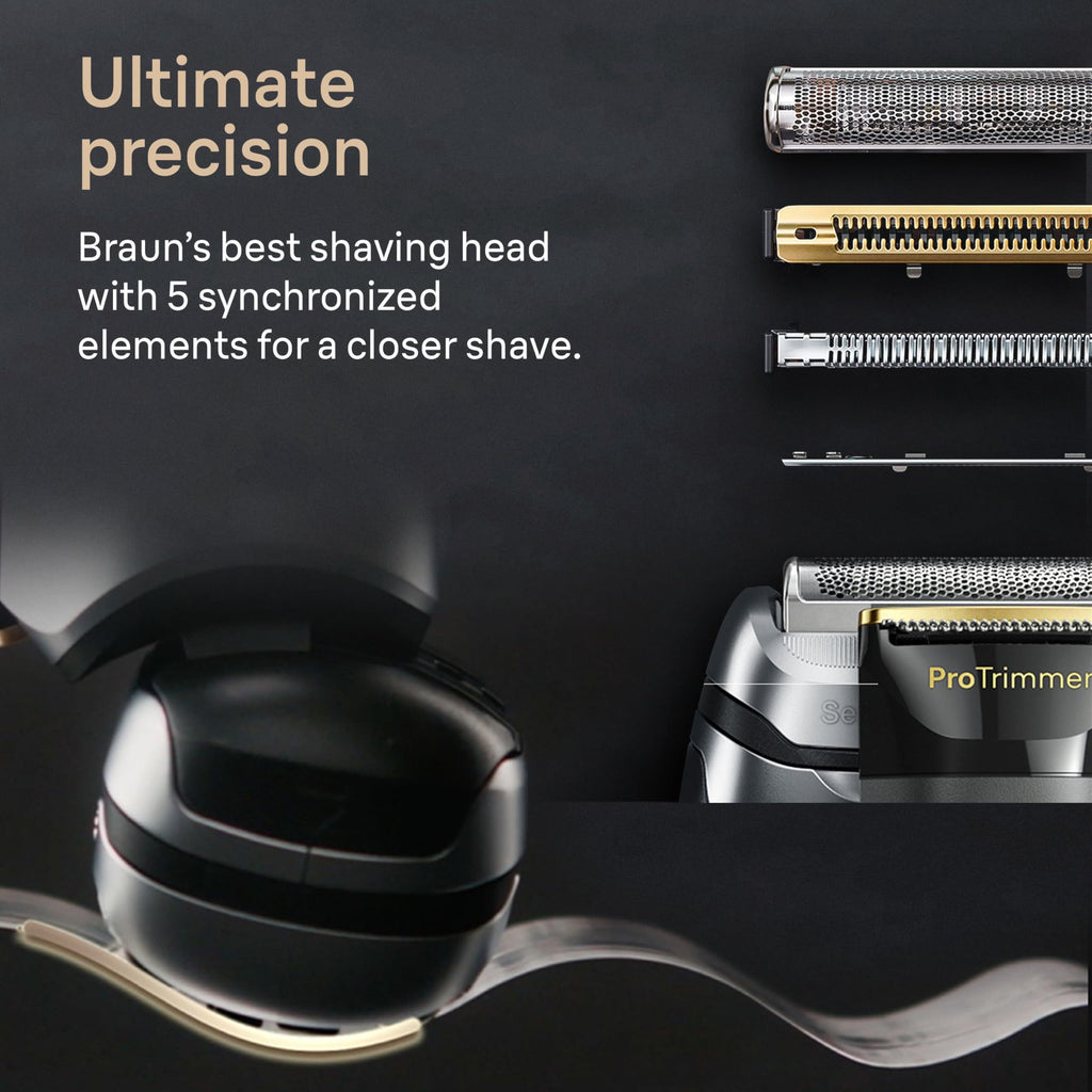 Electric Razor with 5 Shave Elements and Trimmer U653959
