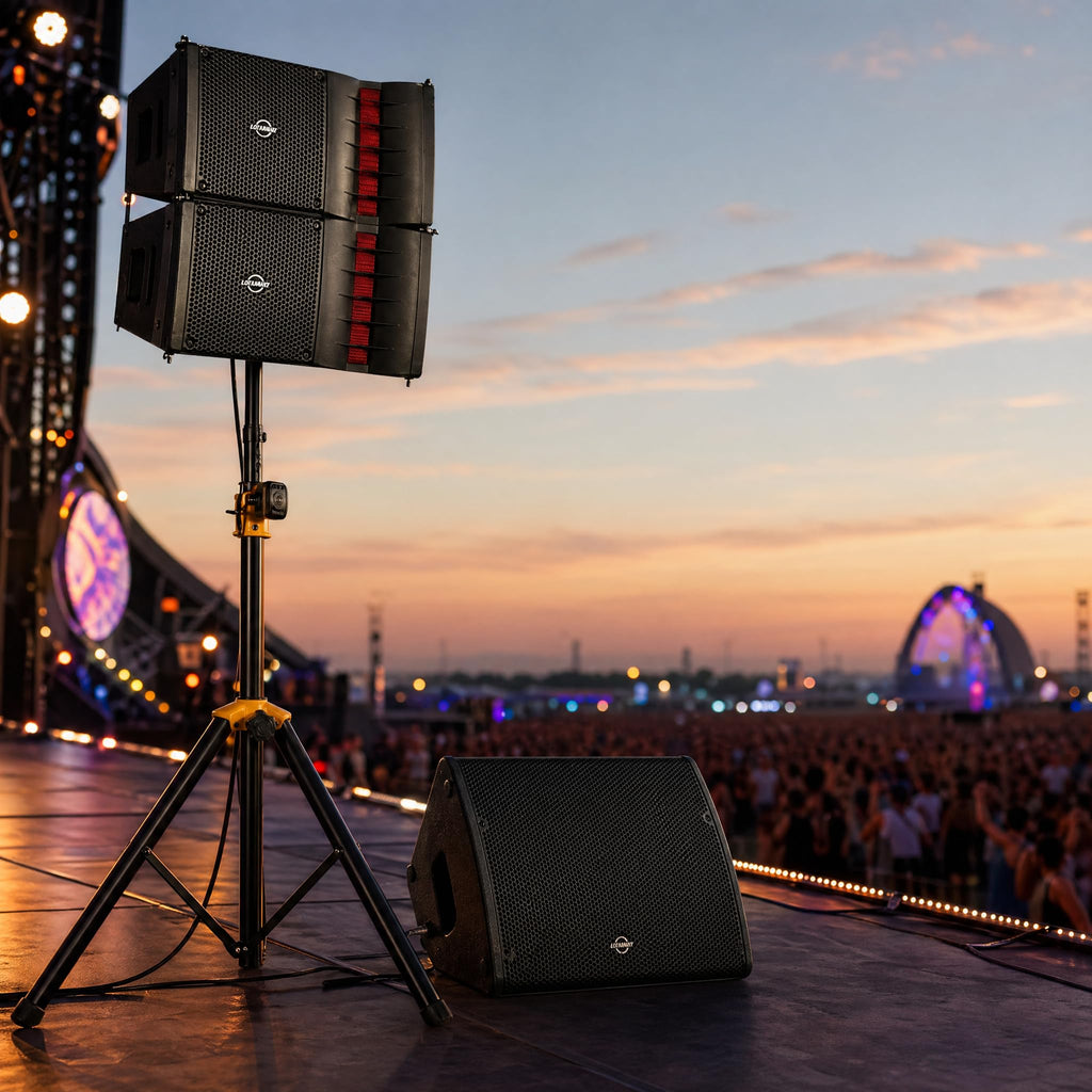 2000W Powered Line Array PA Speaker System with 18 Inch Subwoofer K449