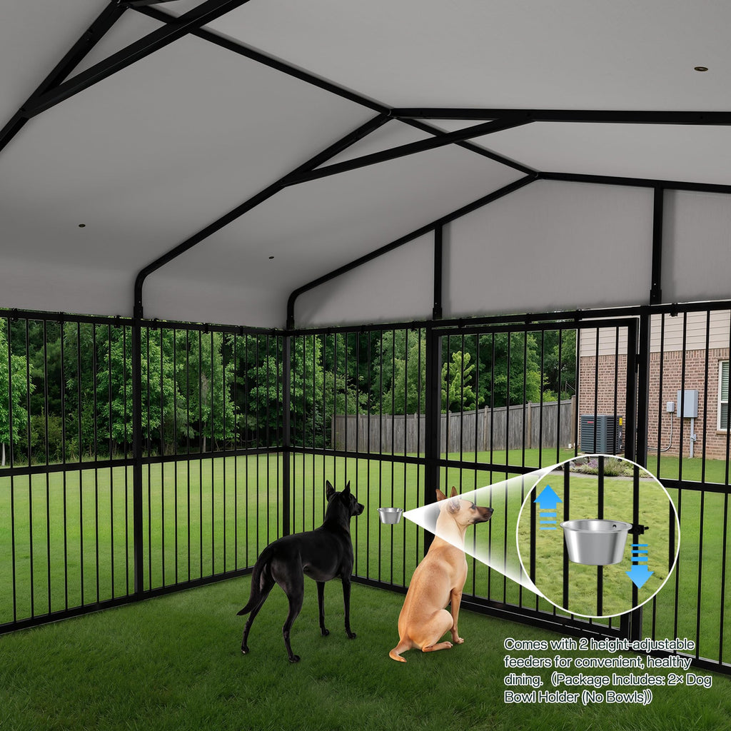 10x20x6.4 FT Outdoor Dog Kennel J601