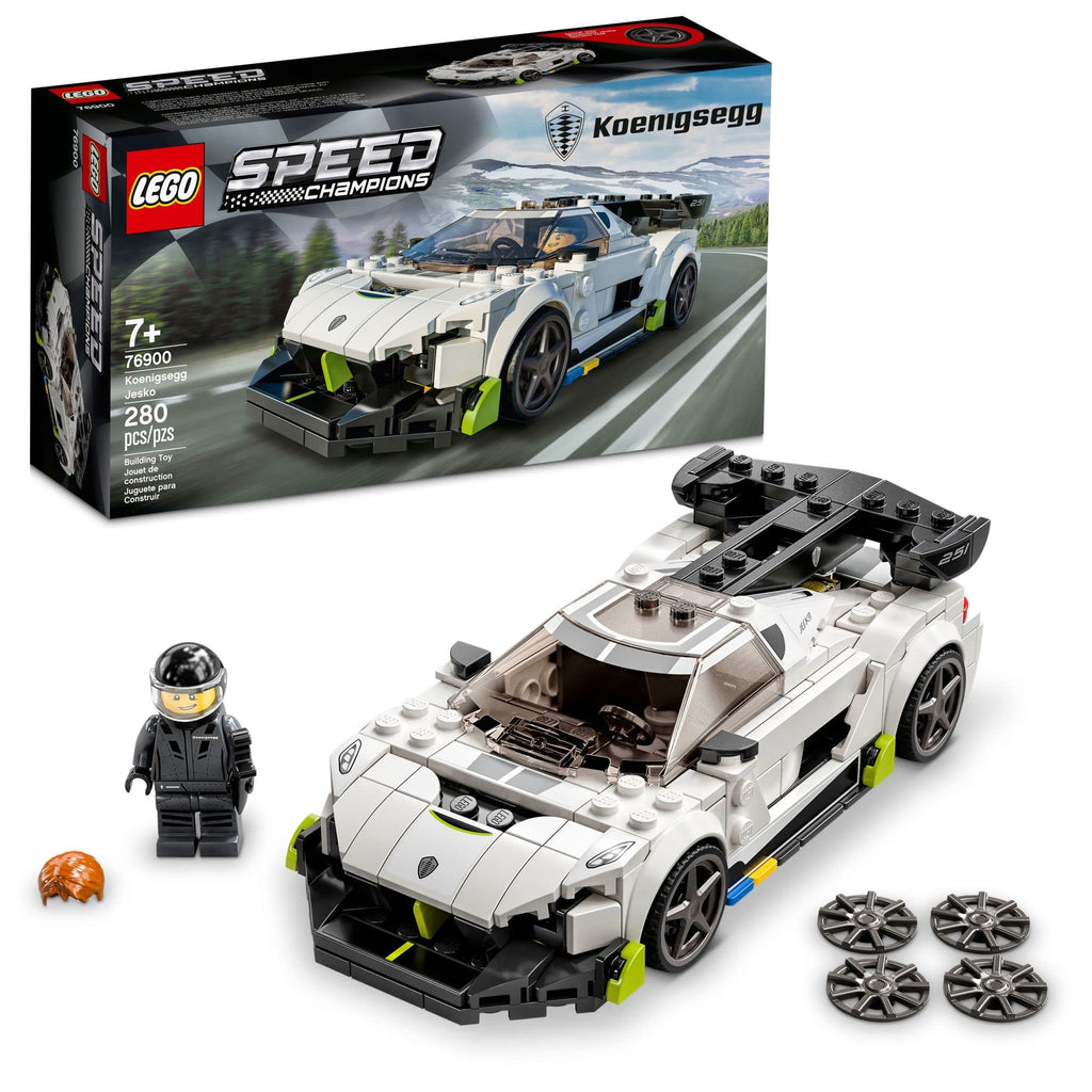 Racing Sports Car Toy with Driver Minifigure X817481