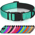 Reflective Adjustable Neoprene Padded Dog Collar N9066