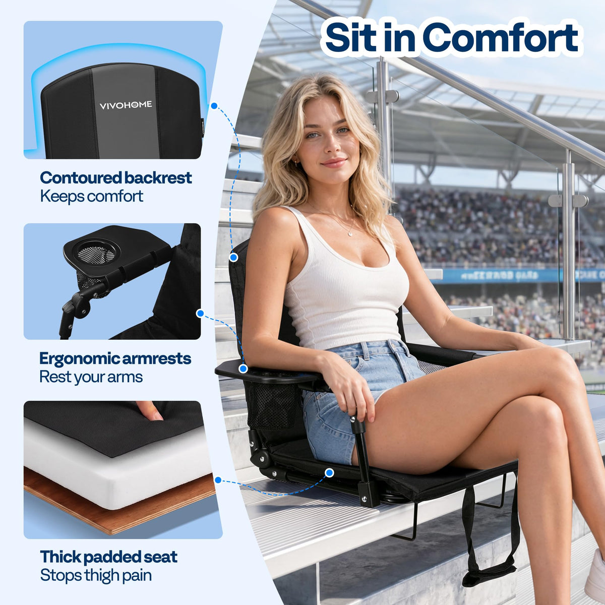 Stadium Seats with Back Support C69980
