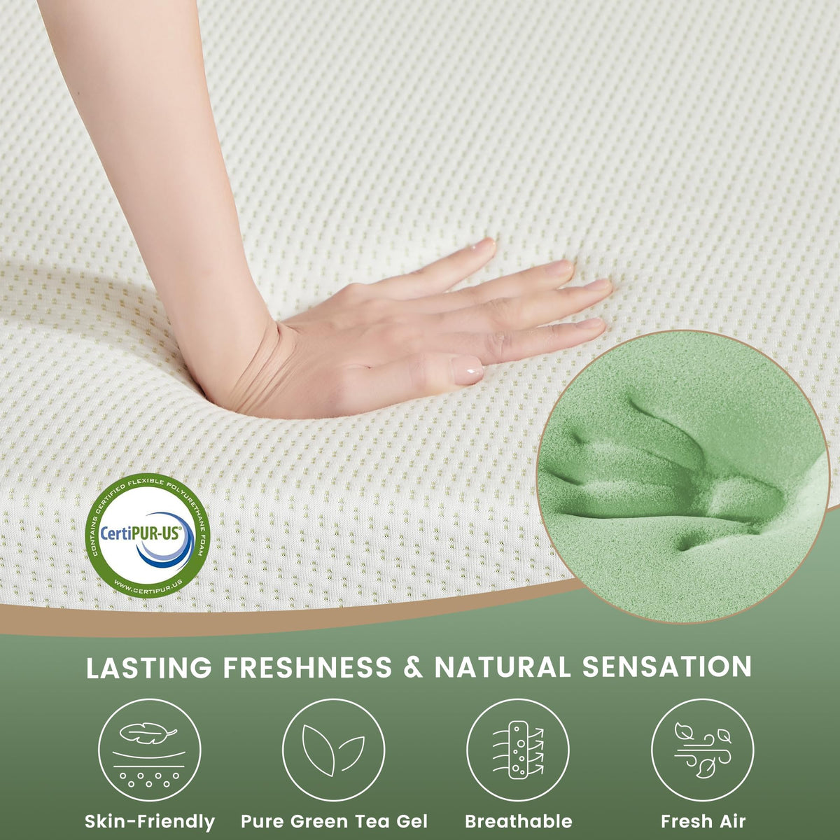 Twin 5 Inch Memory Foam Mattress J6341
