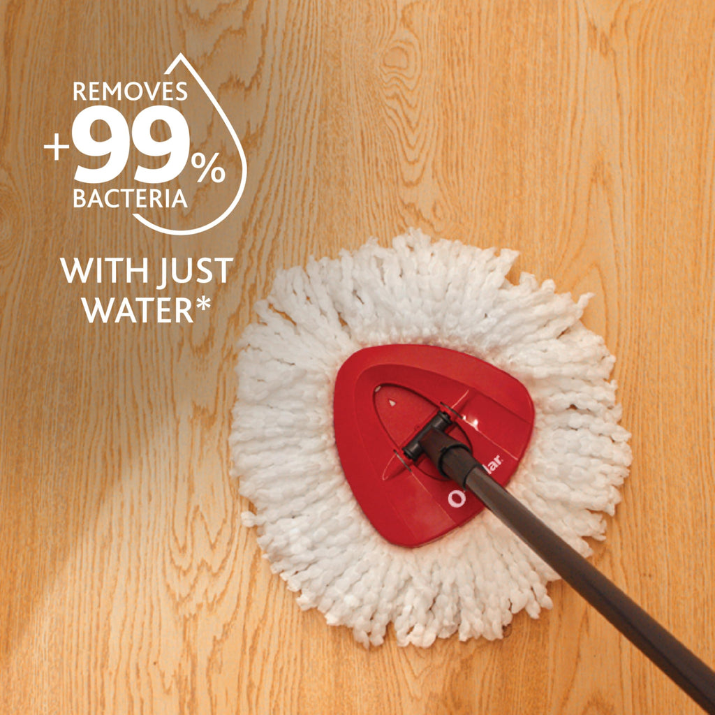Microfiber Spin Mop & Bucket Floor Cleaning System with 2 Refills A3896