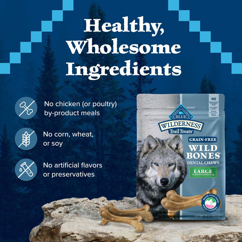 Grain-Free Large Dog Dental Chews O598