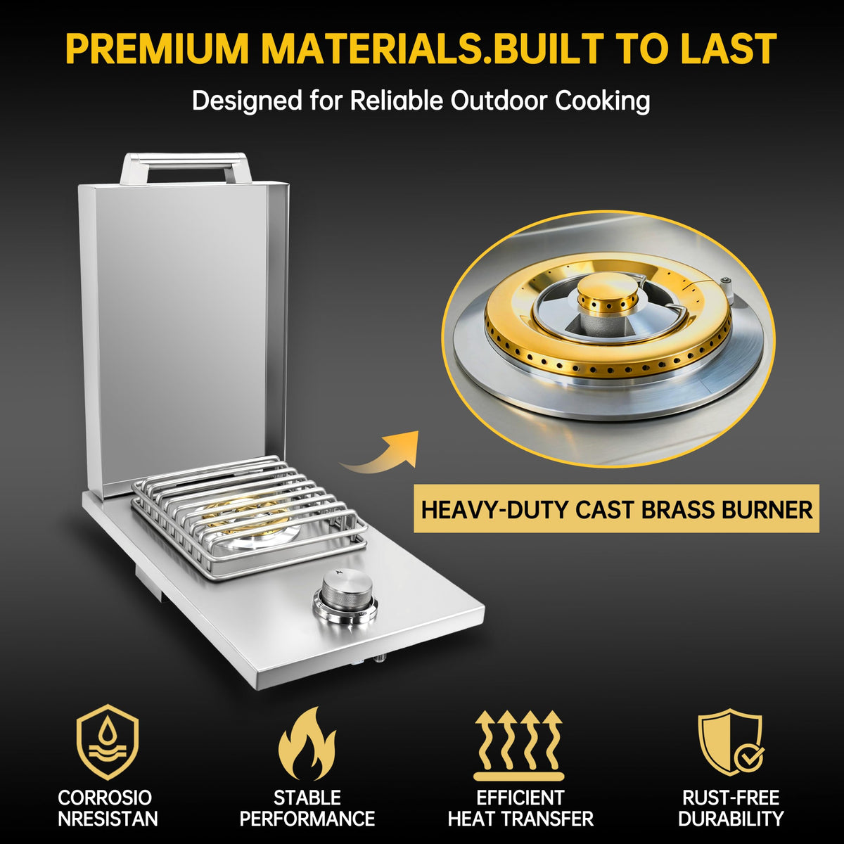 Built-in Single Side Burner R480