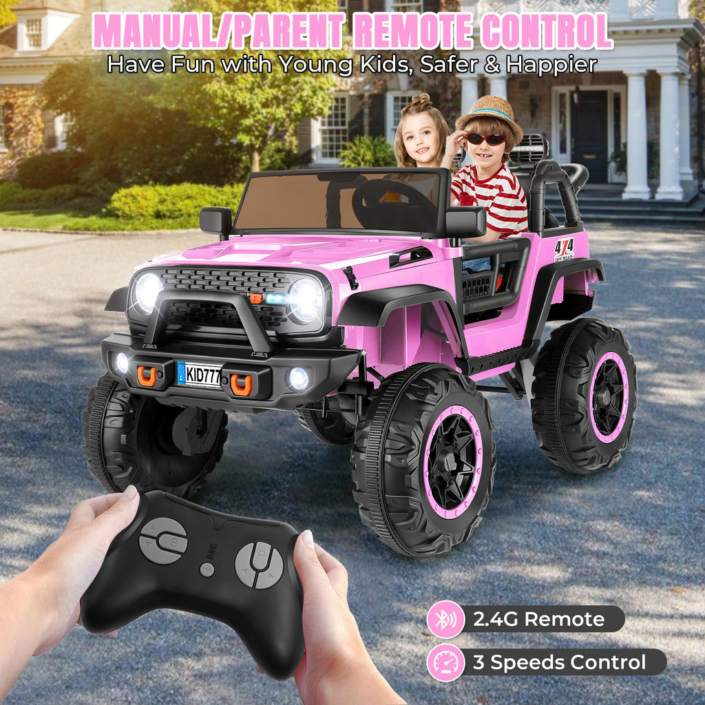 24V Pink Ride on Toy Car H230115