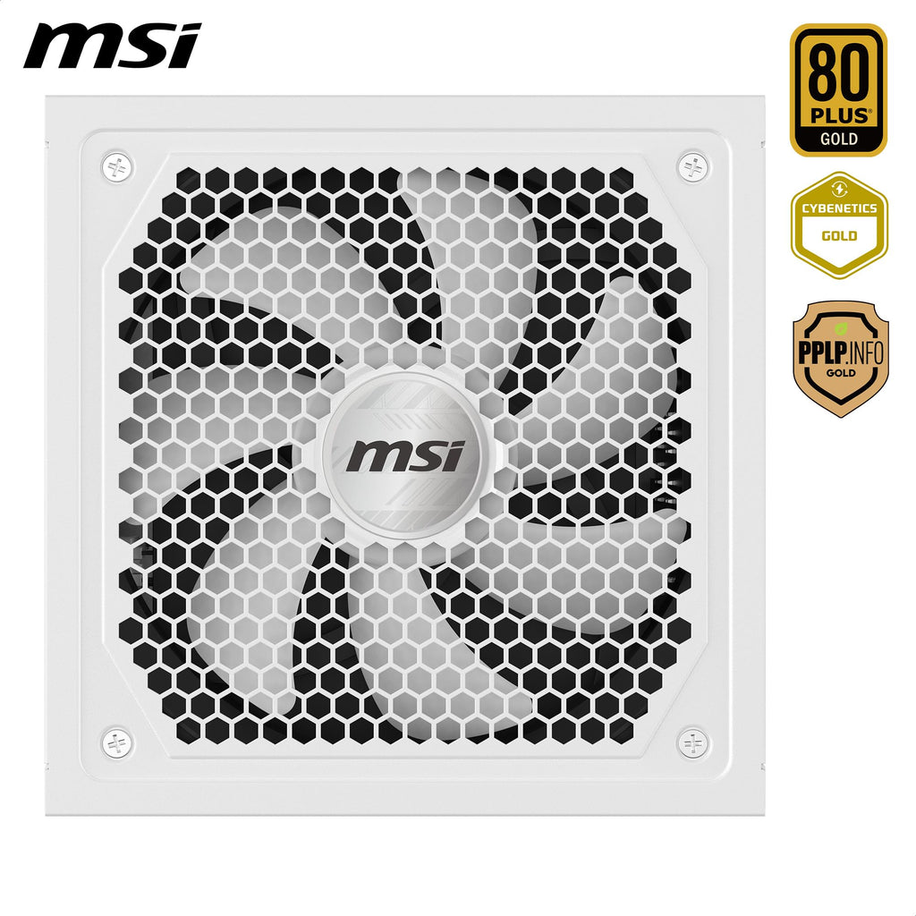 White 1000W Fully Modular 80+ Gold ATX 3.1 Power Supply J65971