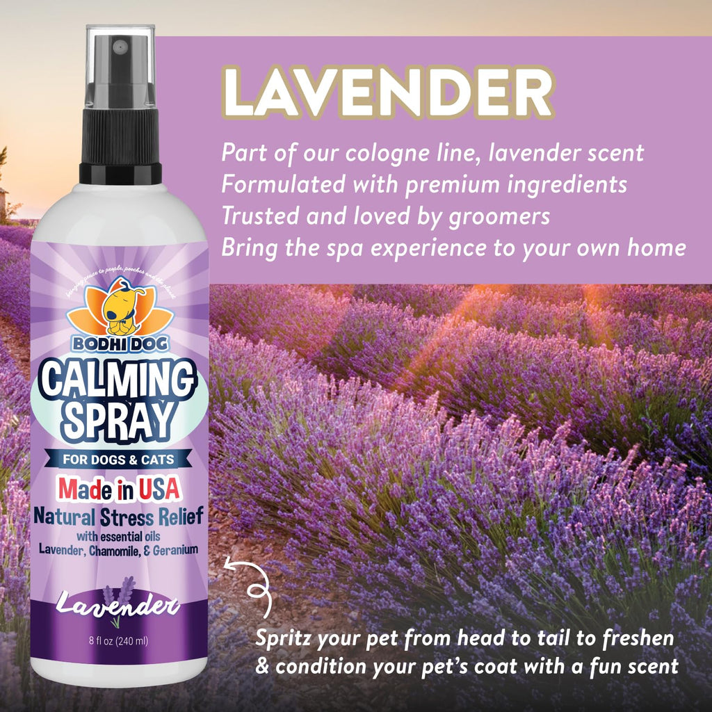 Lavender Calming Spray for Dogs & Cats 8 oz Z307