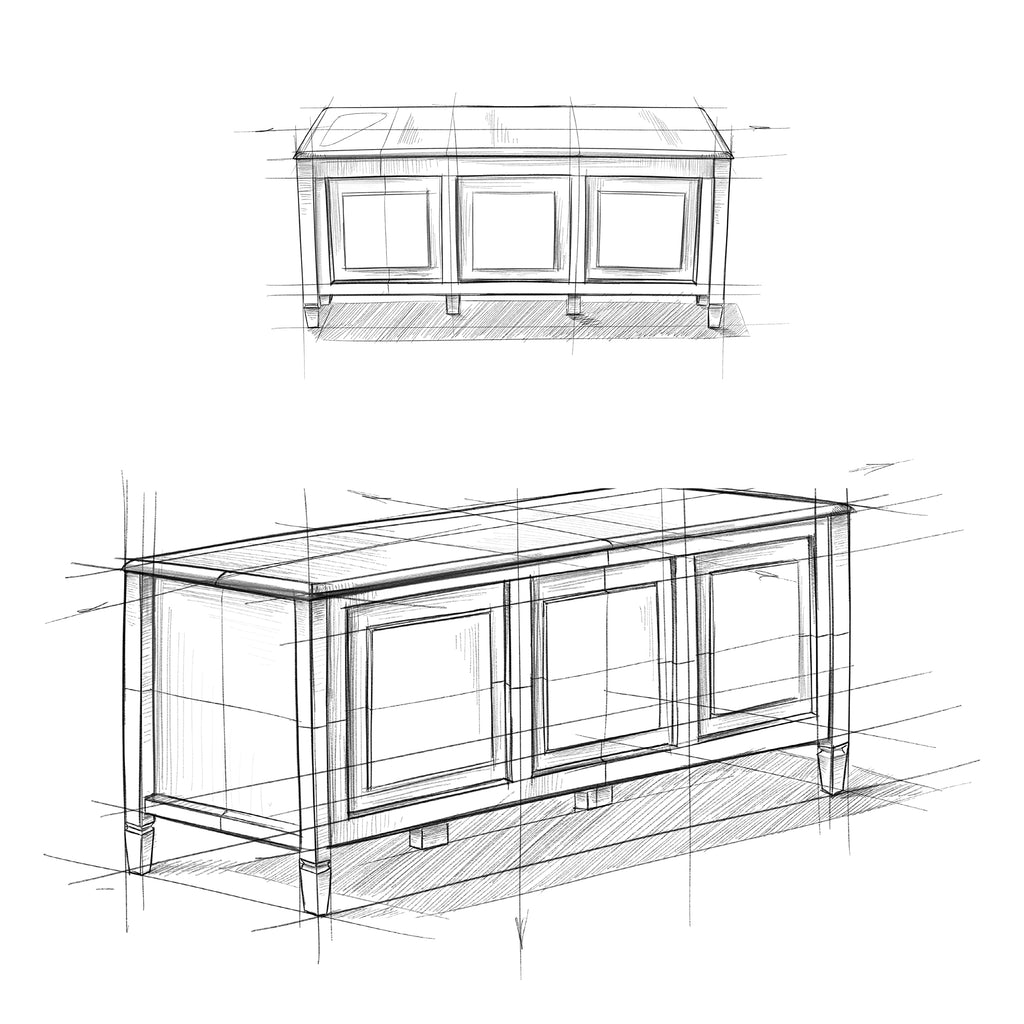 Solid Wood Trunk Bench Y3569