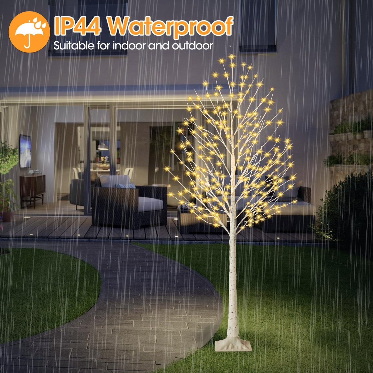 6FT Lighted Tree with 144 LED I67779
