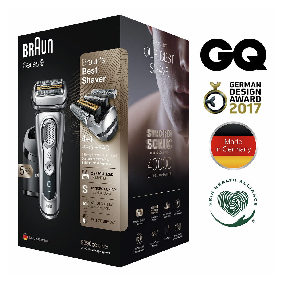Electric Rechargeable Cordless Wet & Dry Foil Shaver E421278