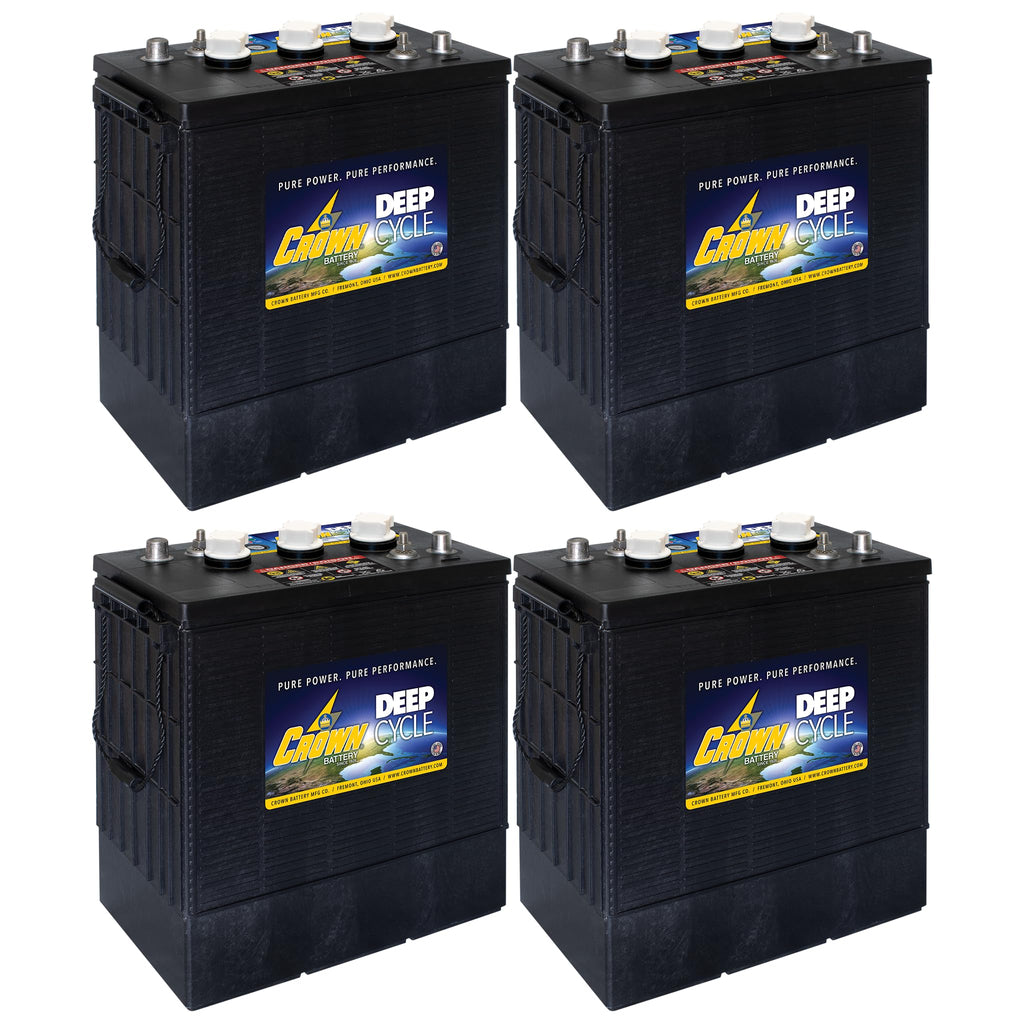 6V Flooded Lead Acid Deep Cycle Battery 330Ah 4 Pack F4095