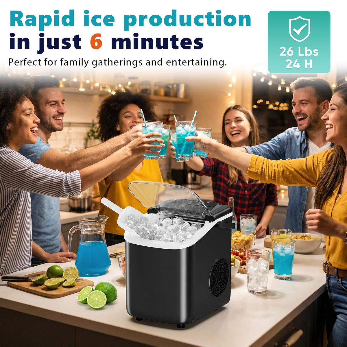 Countertop Ice Maker with Self-Cleaning J31378