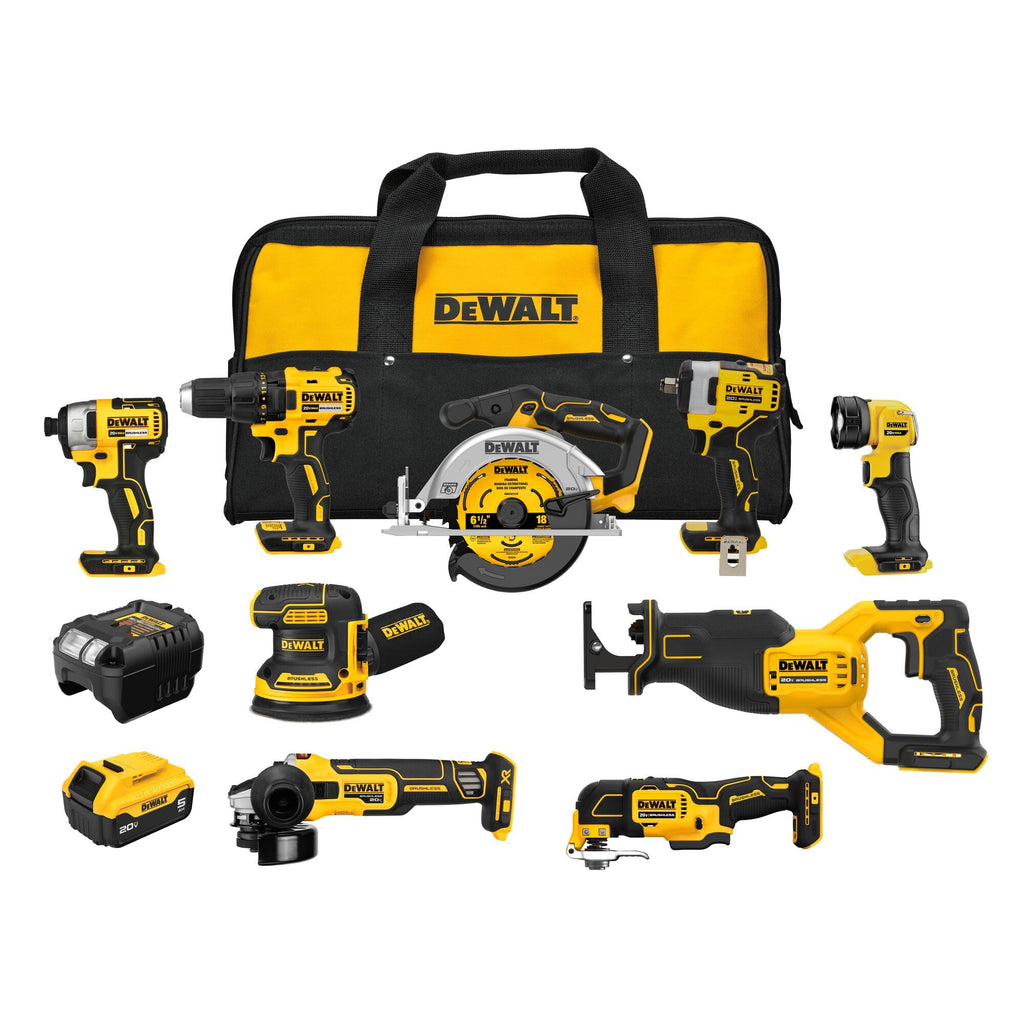 20V MAX Brushless 9 Power Tools with Battery Charger R186