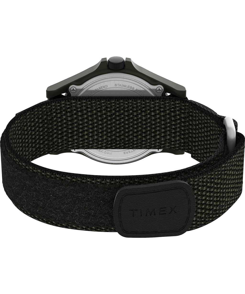 Black Fastwrap Cream Dial Green Case Watch S30322