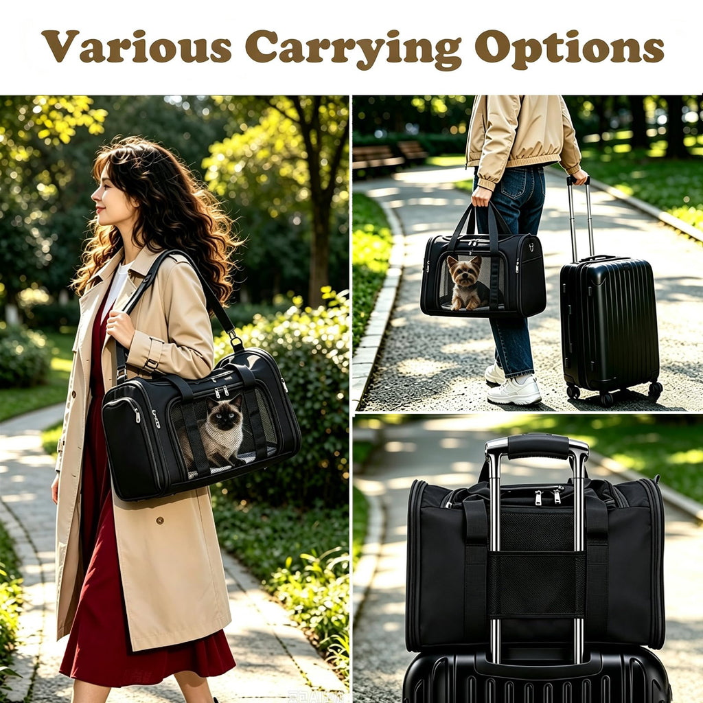 Soft-Sided Foldable Pet Carrier W3114