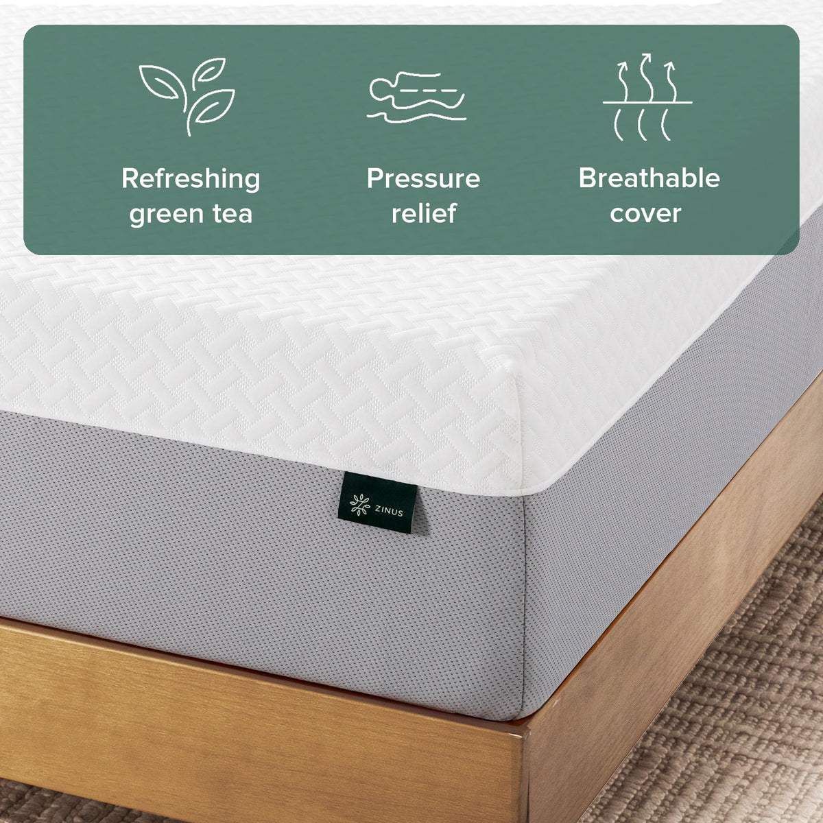 10 Inch Twin Memory Foam Mattress O1086