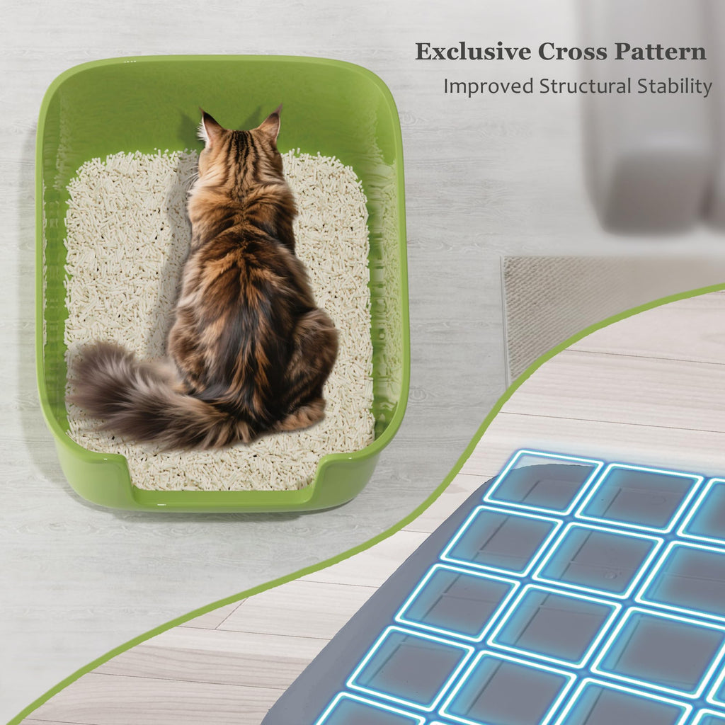 Large High Sided Anti-Splashing Cat Litter Box H846