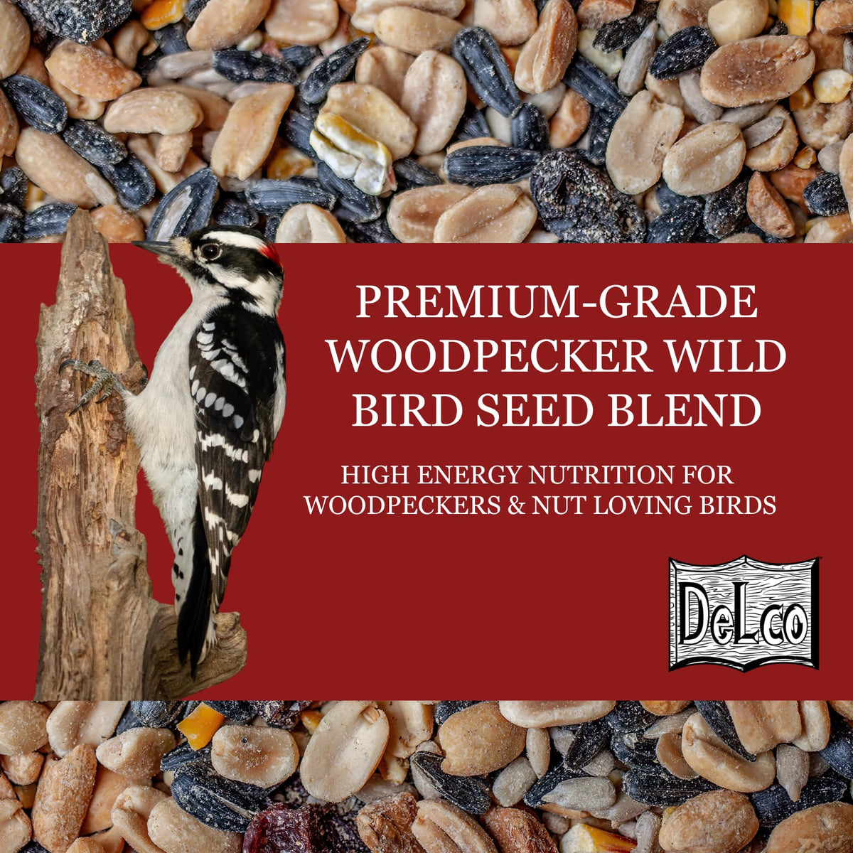 Wild Bird Seed 20 lb Bag Fruit & Nut with Sunflowers V673414