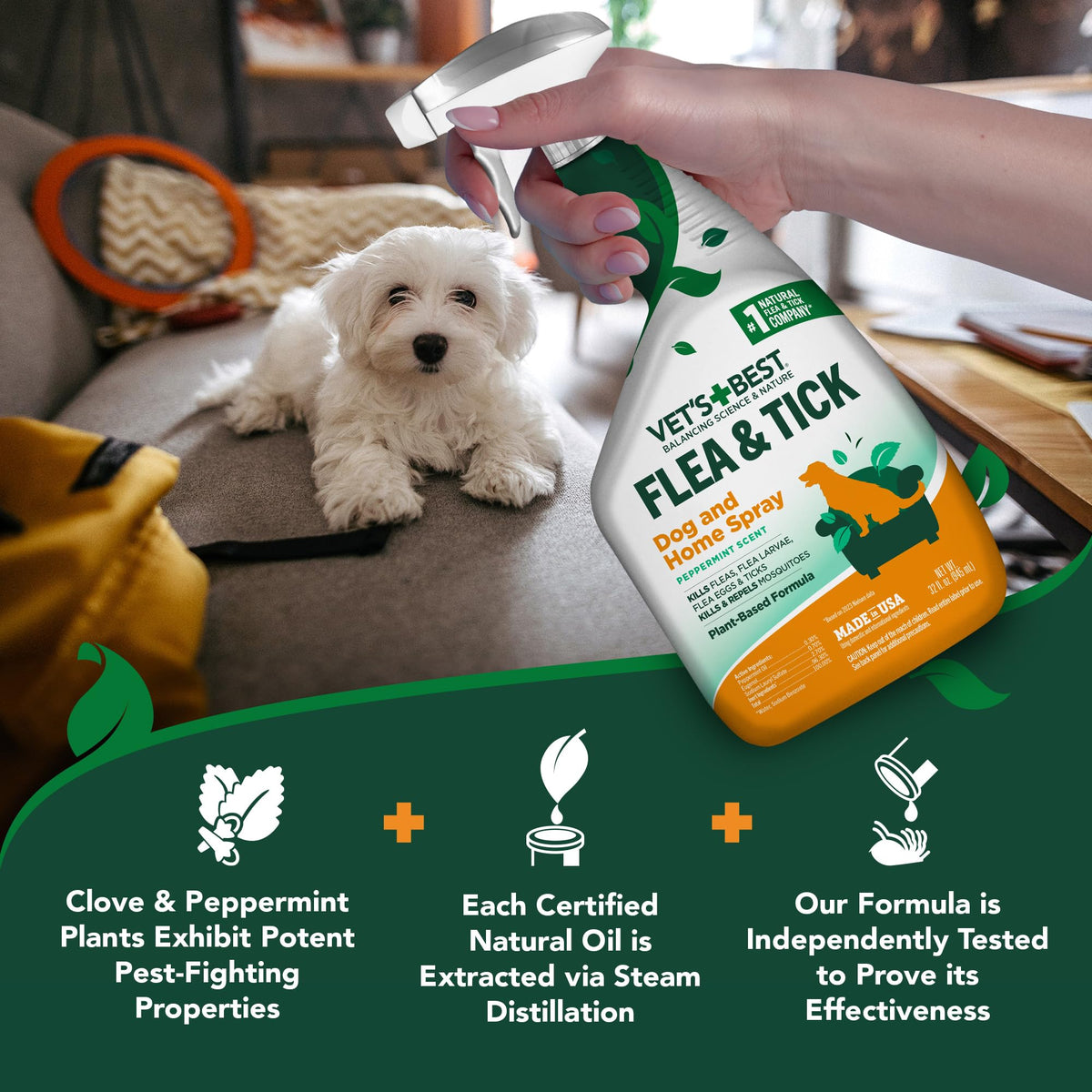 Flea and Tick Spray Bundle, 32 oz S90347