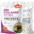 Multi Collagen Peptides Powder Types I II III V X 41 Servings N777335