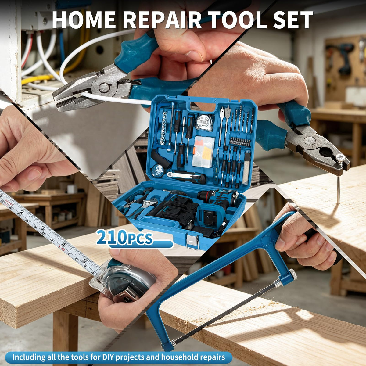 21V Cordless Brushless Drill Driver Combo Kit with 2x2.0Ah Battery S39830