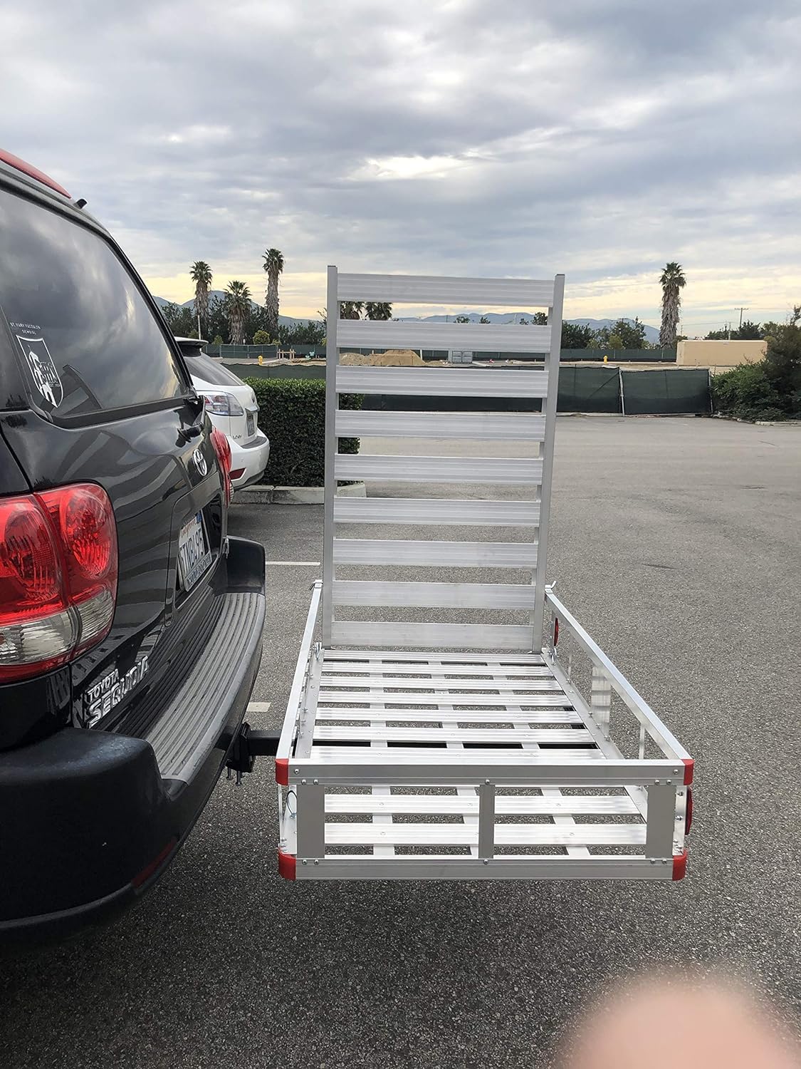 Aluminum Hitch Mount Wheelchair Carrier with 47" Ramp B7880