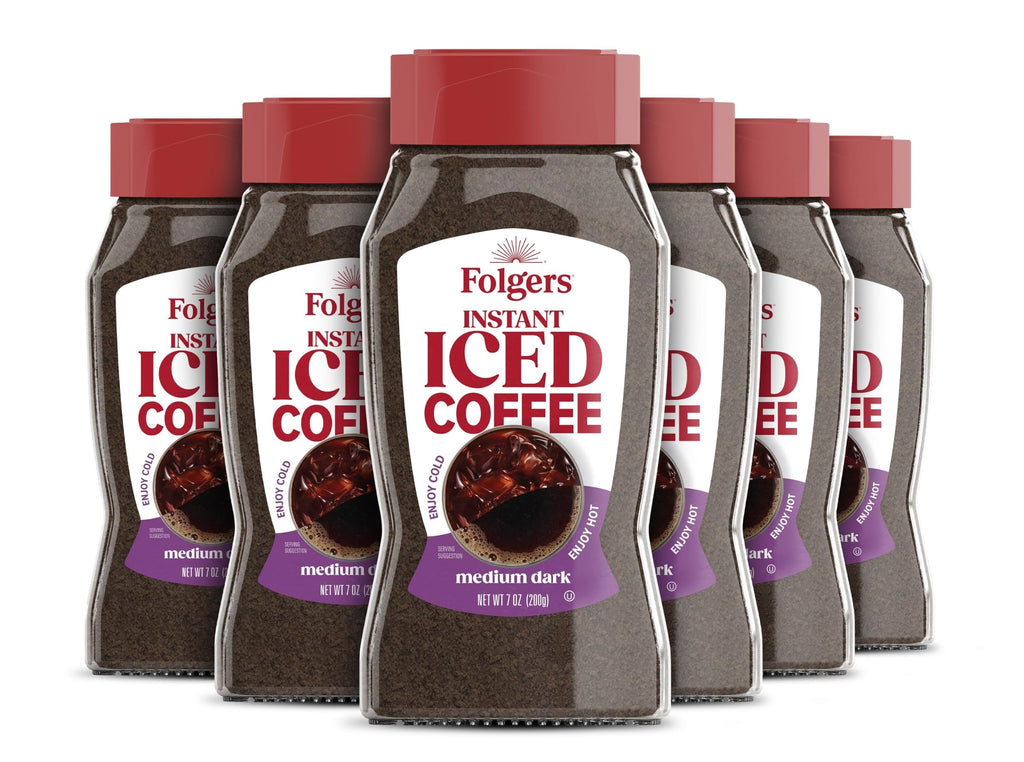 Instant Iced Coffee 7 Ounce Jar Pack of 6 F213
