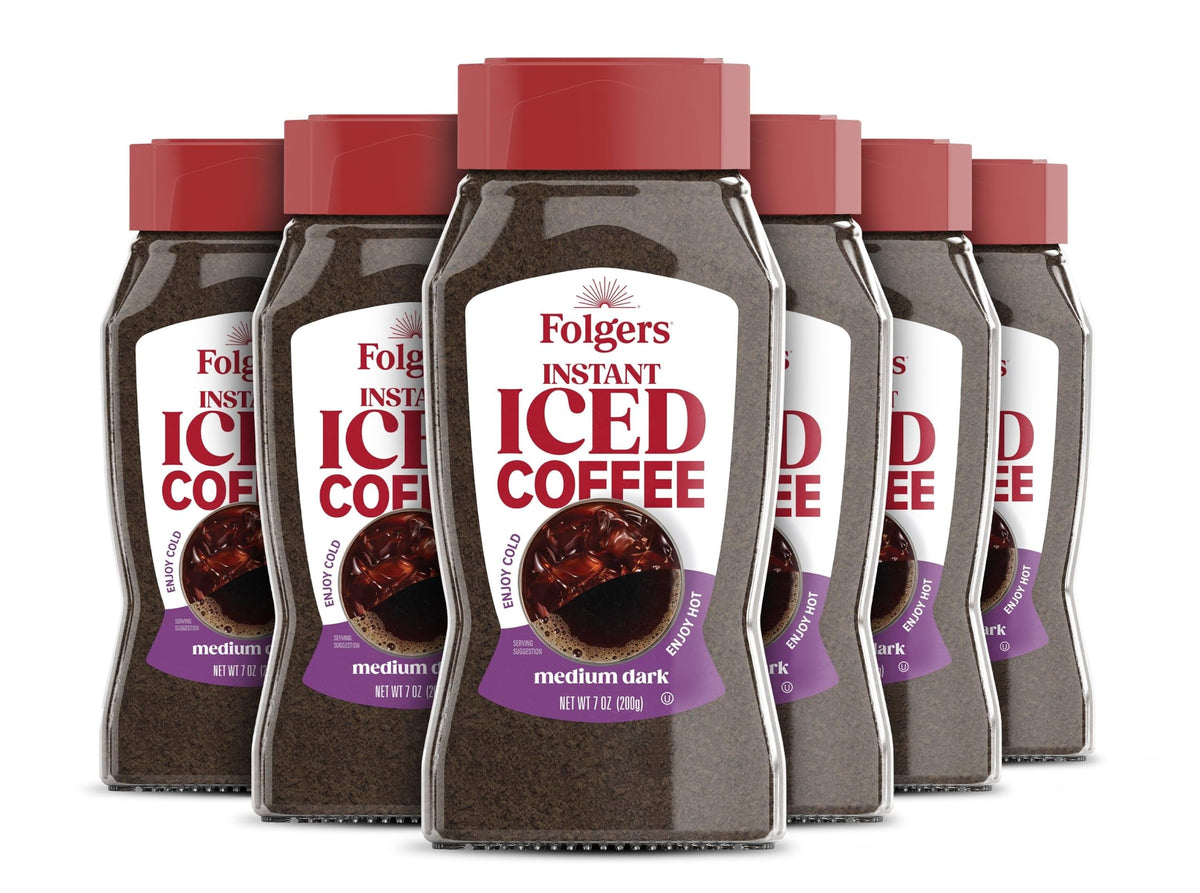 Instant Iced Coffee 7 Ounce Jar Pack of 6 F213