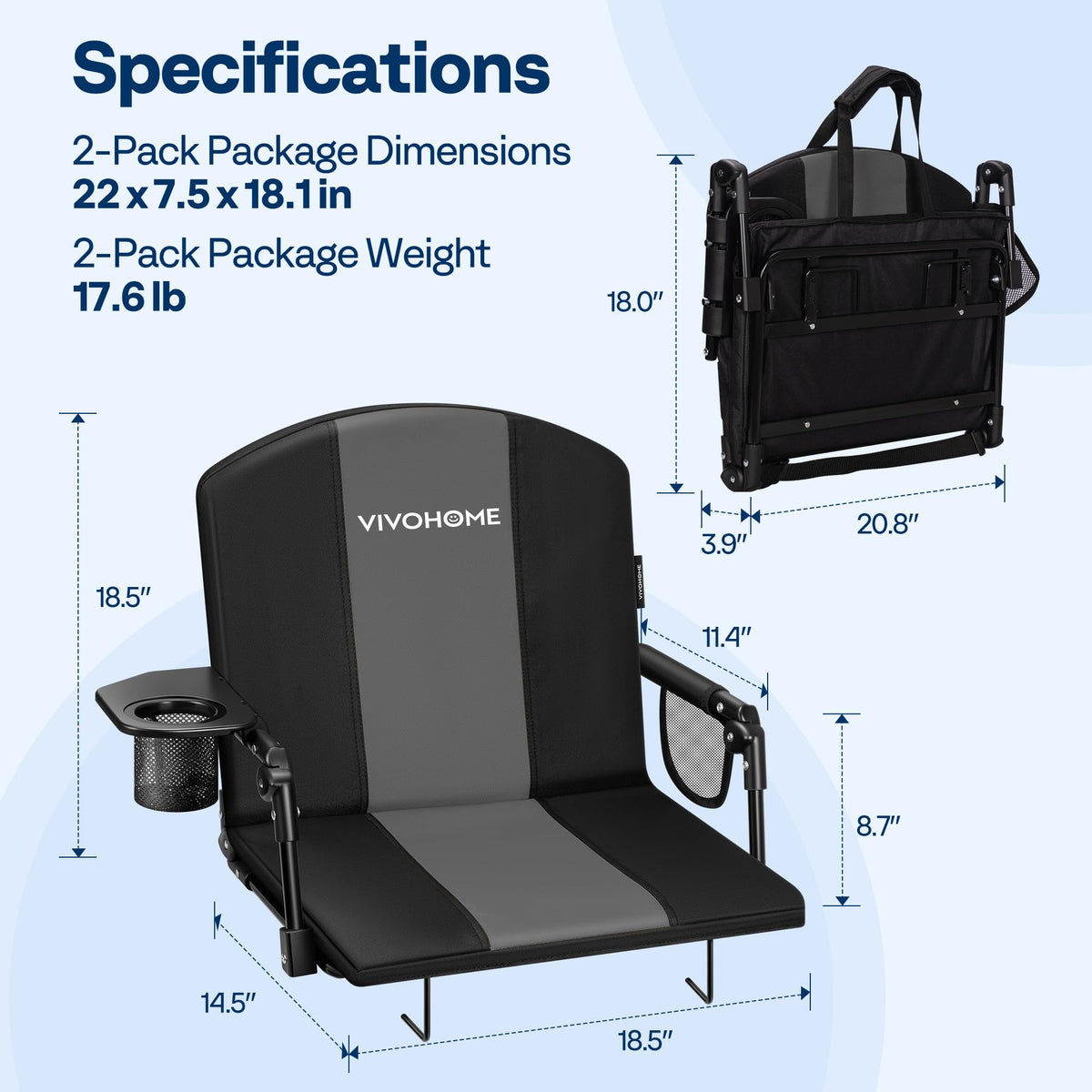 Stadium Seats with Back Support C69980