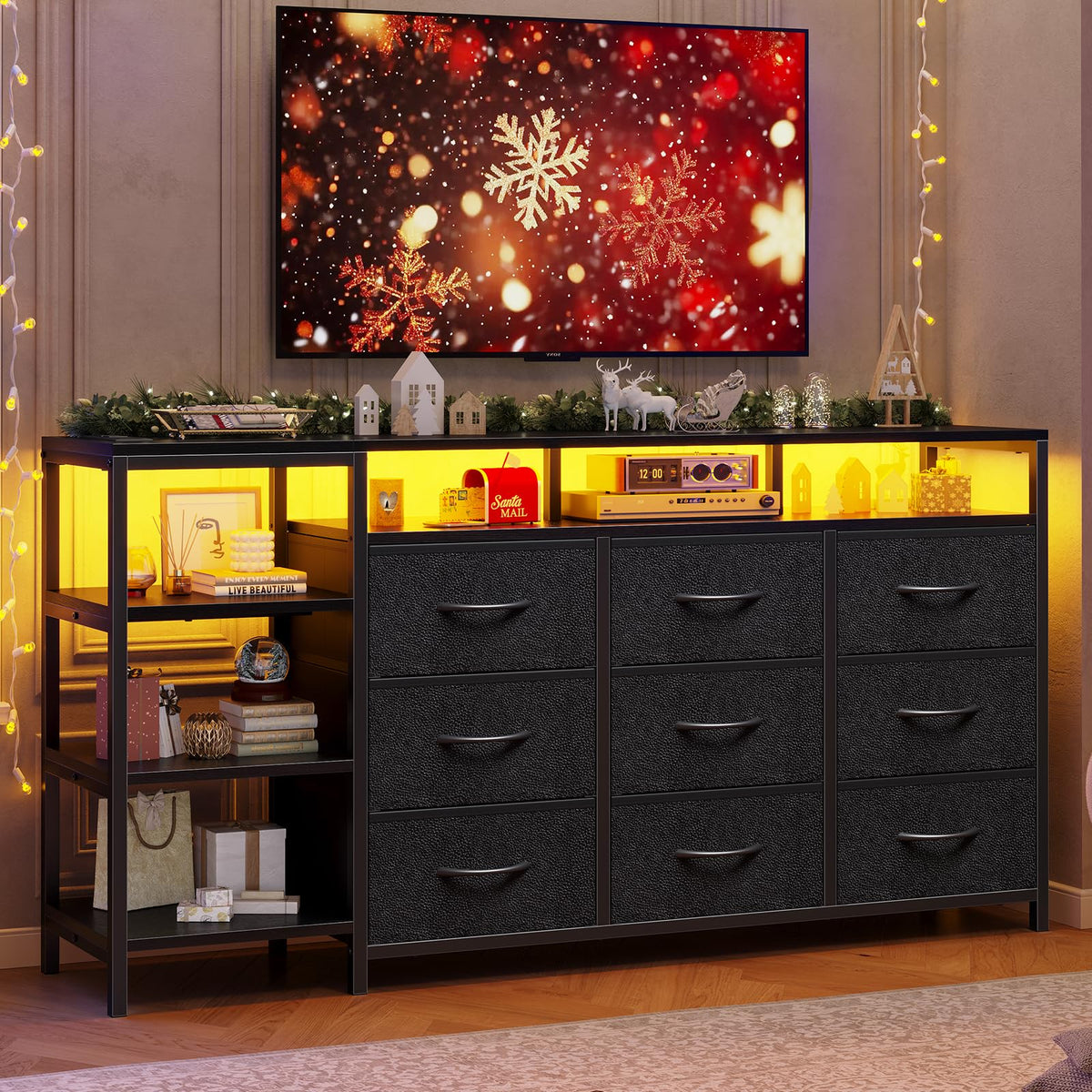 Black TV Stand R312