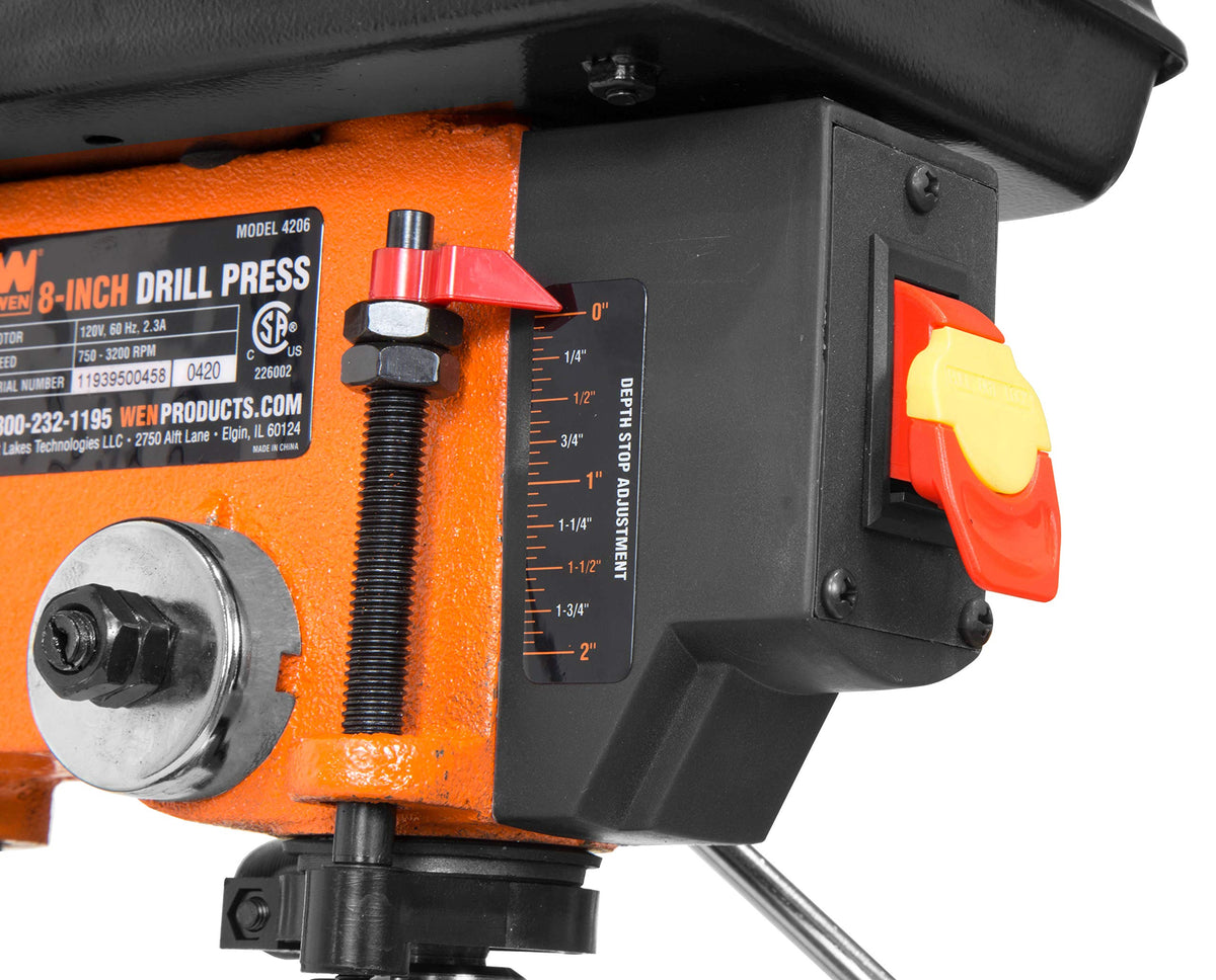 8-Inch 5-Speed Cast Iron Benchtop Drill Press with Vise M931