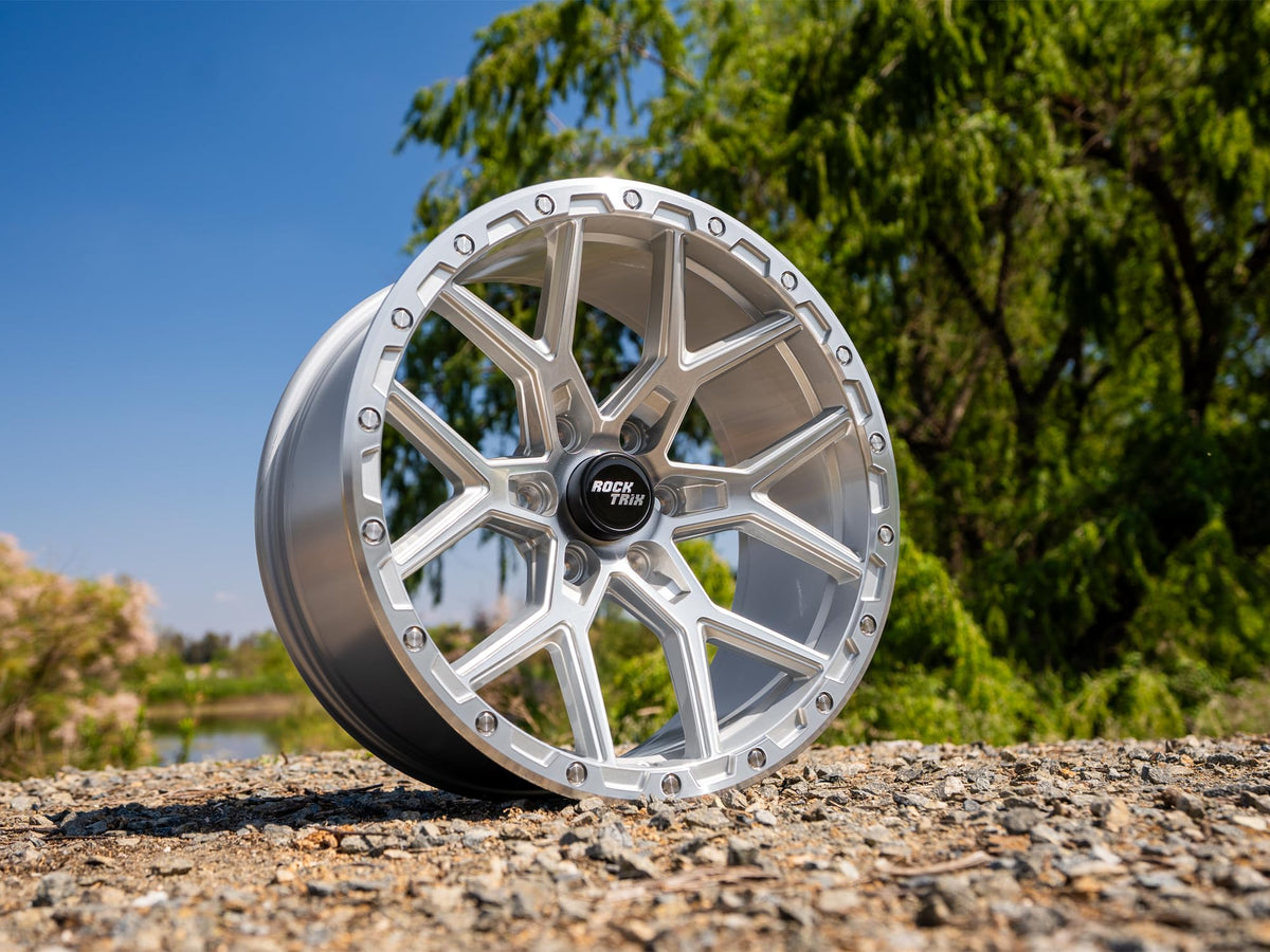 20x9 Machined Silver Off Road Wheels 6x139.7 B180