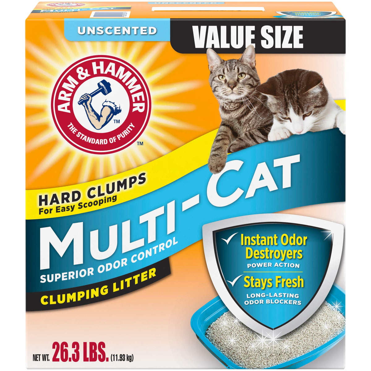 Unscented Clumping Cat Litter 26.3lb U6883