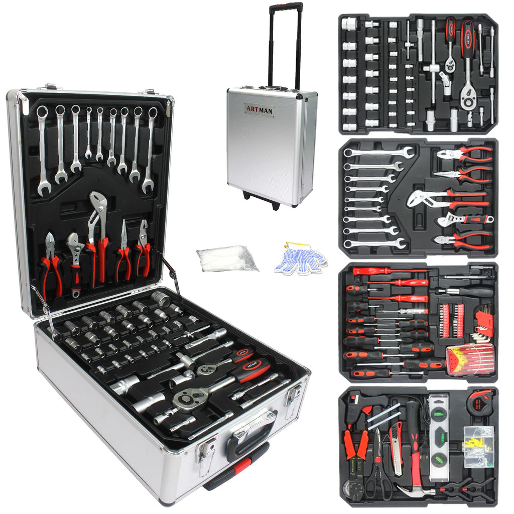 White Rolling Tool Box Set Y540030