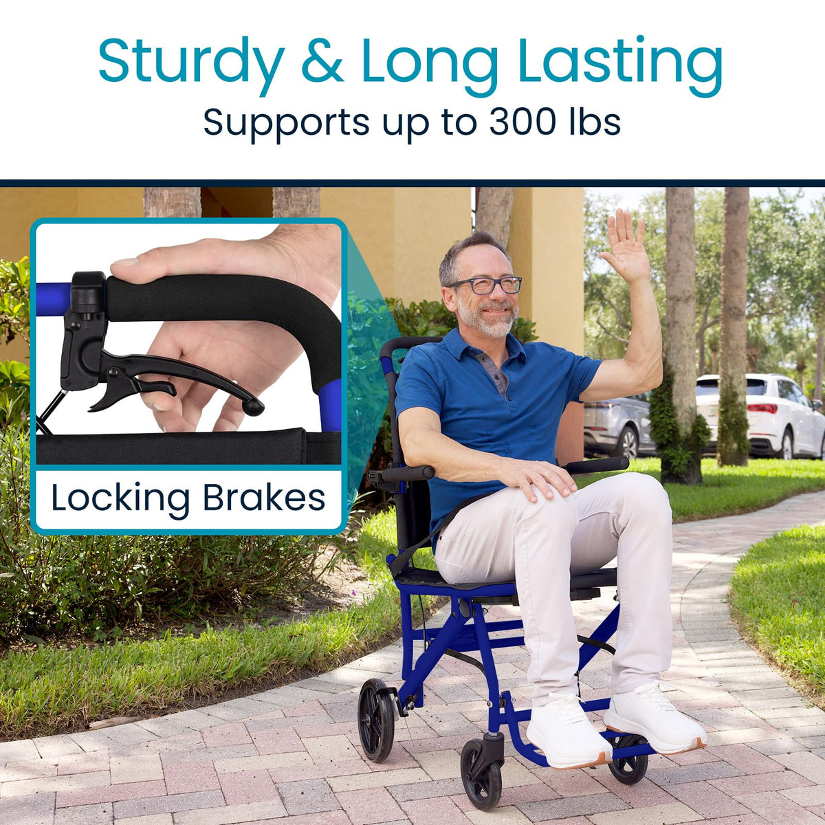 Ultra-Lightweight Transport Wheelchair O9527
