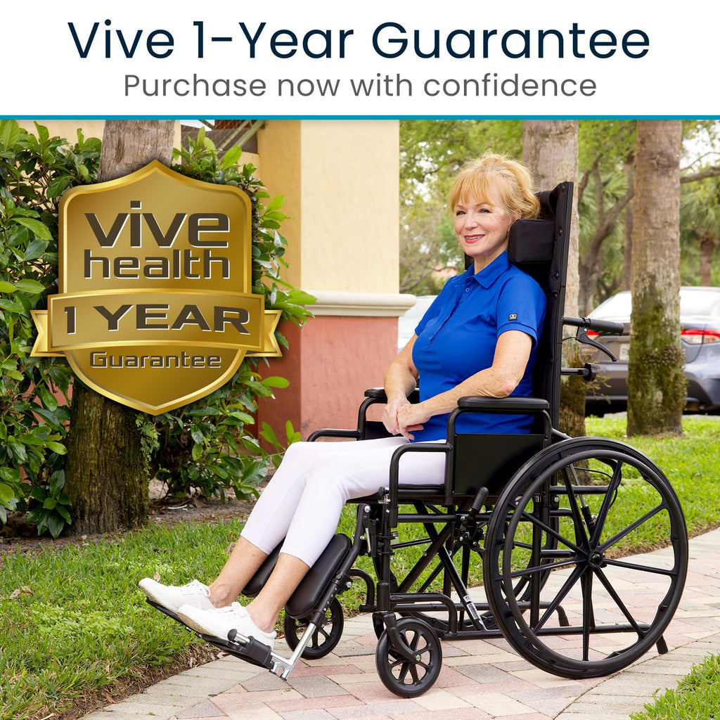 Reclining Wheelchair with Elevating Leg Rests U651223