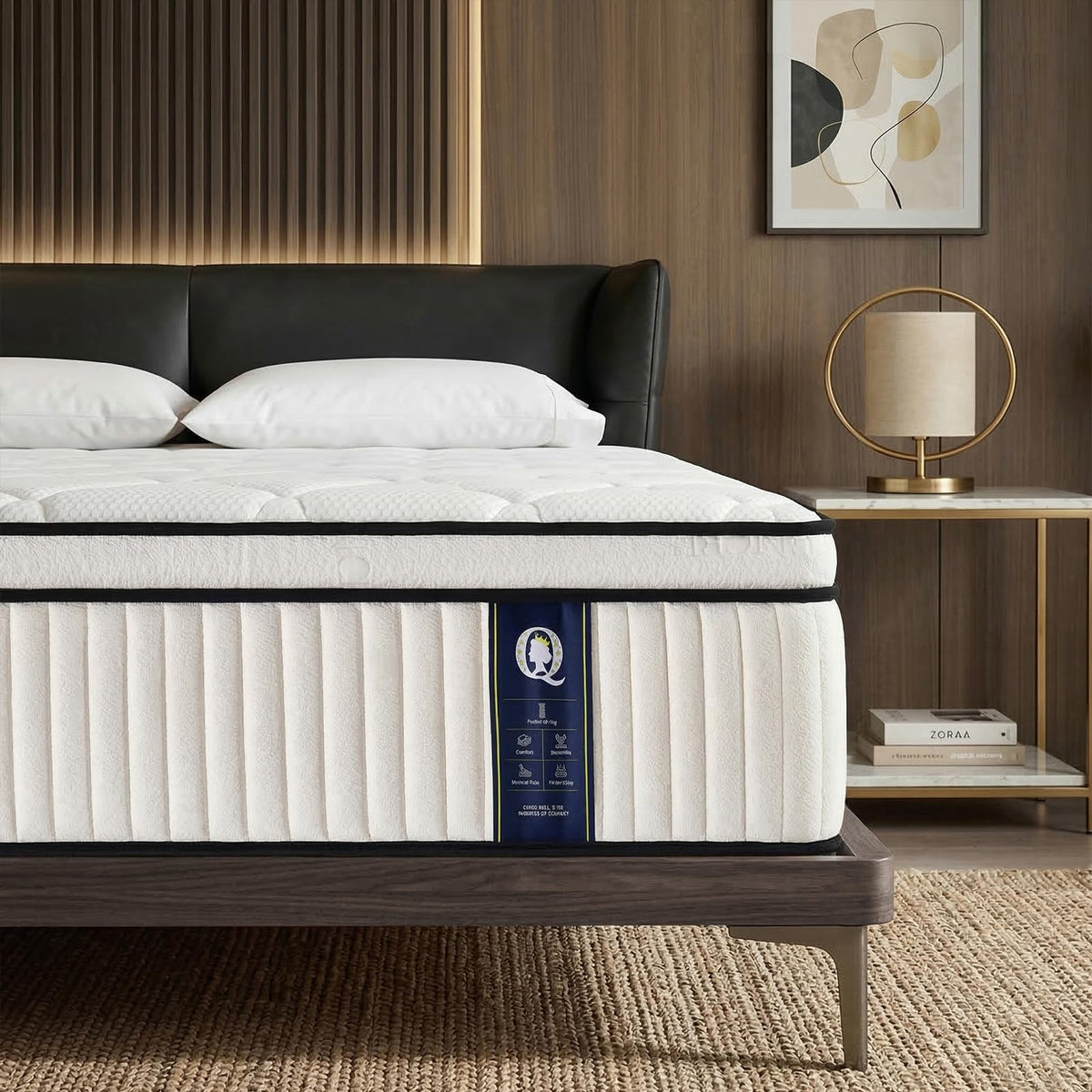 12 Inch Medium Firm Hybrid Mattress T854683