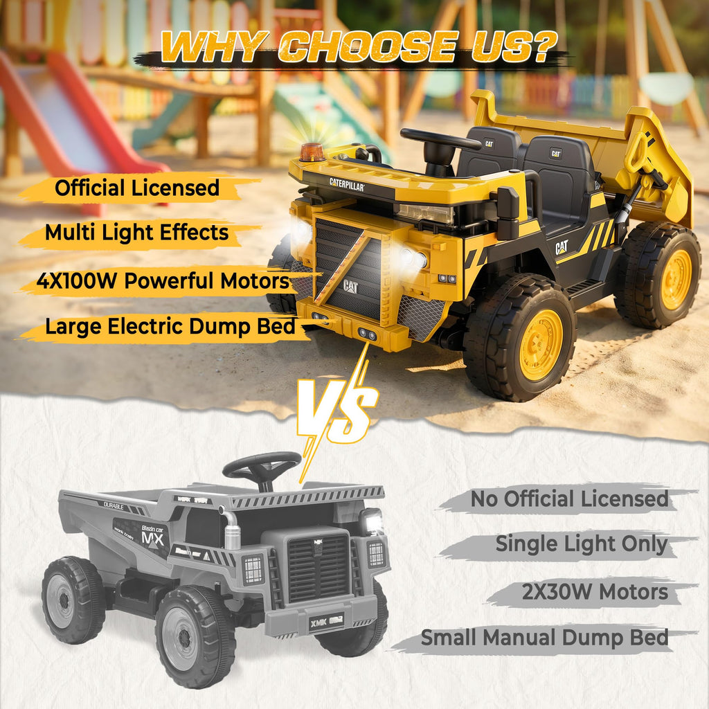 24V Ride On Dump Truck with Remote Control X497319