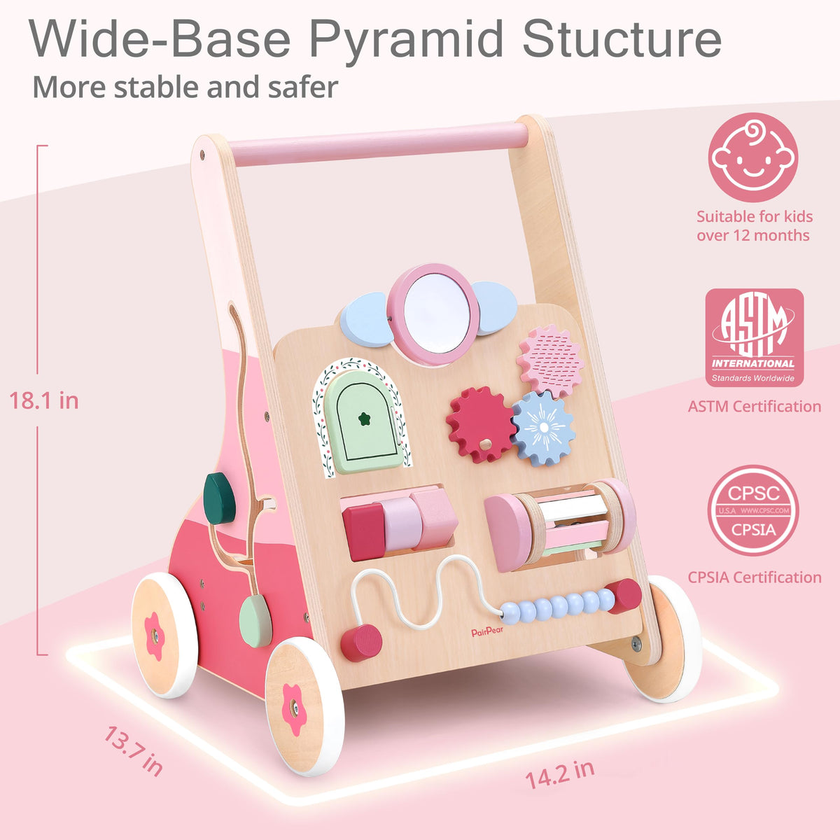 Wooden Baby Walker S932732