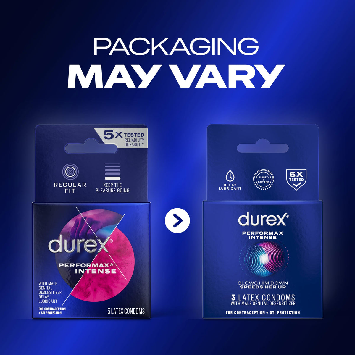 Ribbed Dotted Lubricated Latex Condoms, 3 Count L6498
