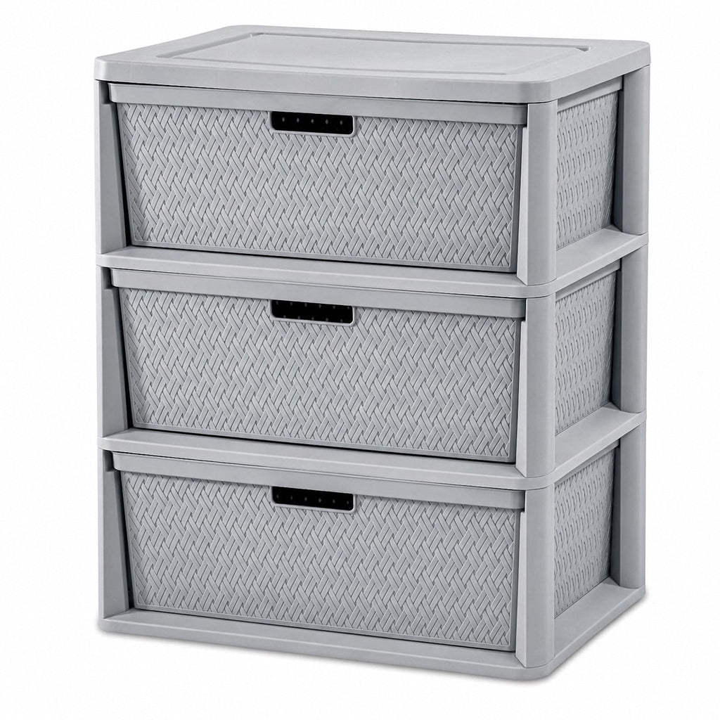 3 Drawer Plastic Storage Organizer V367