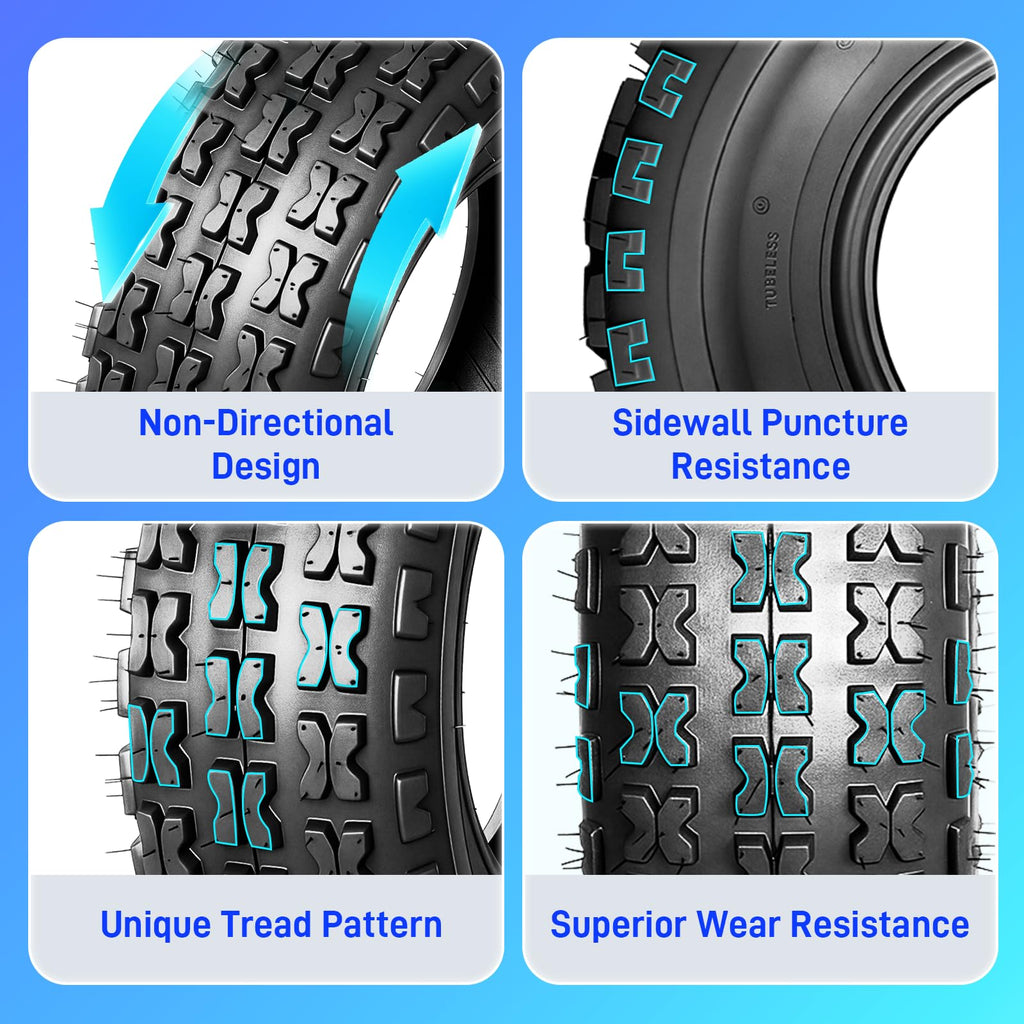 19x7-8 ATV UTV Tires Set of 2 D34624