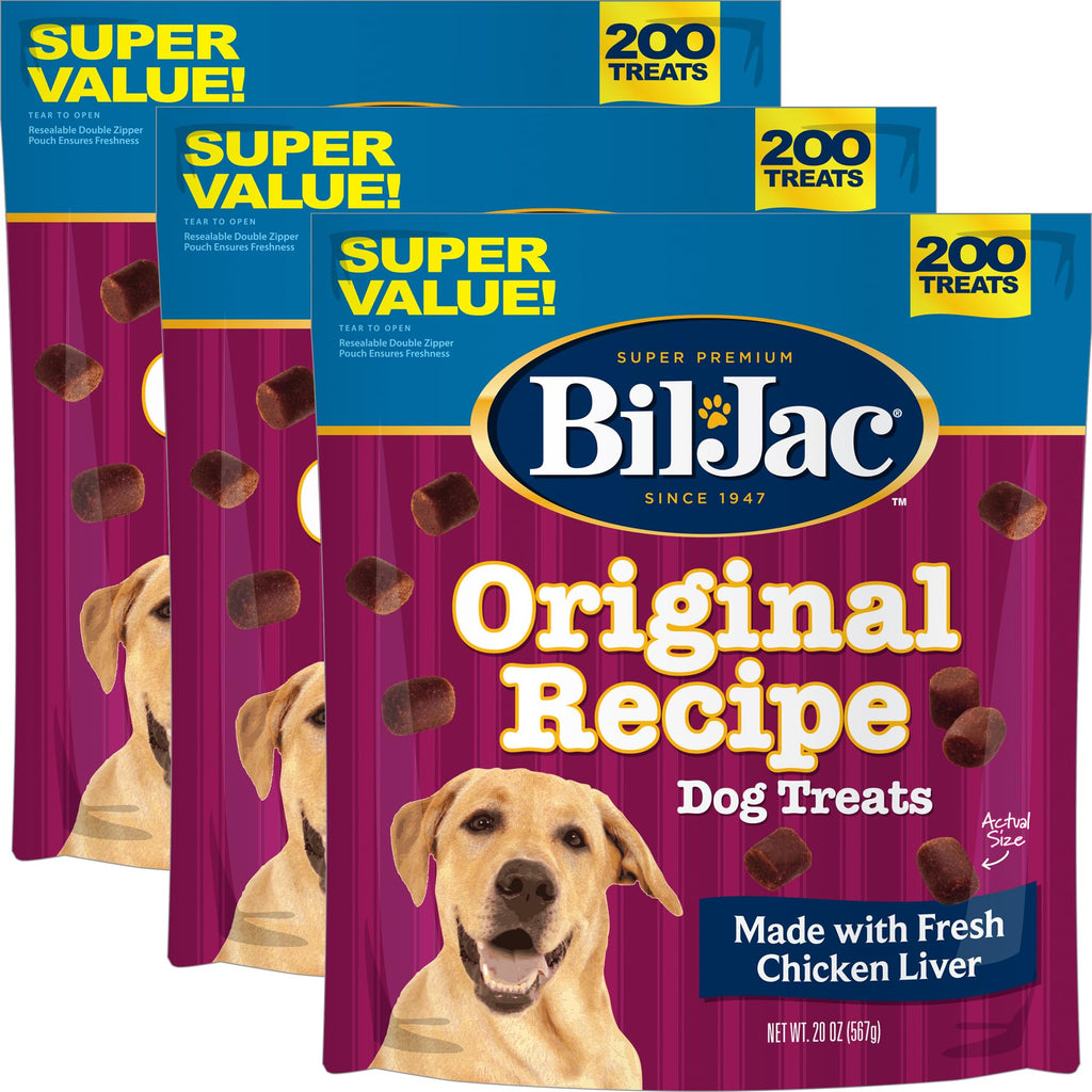 Chicken Liver Flavor Soft Training Dog Treats 20oz 3-Pack L2745