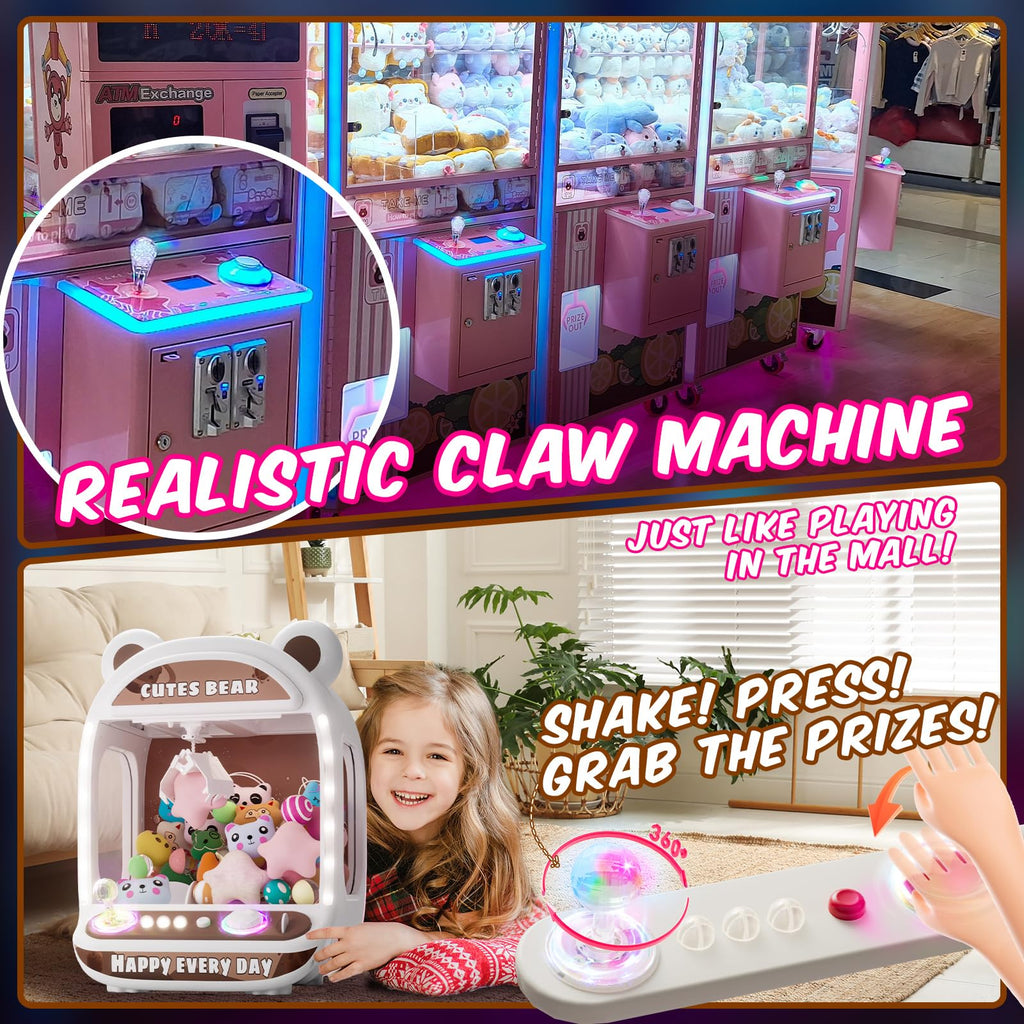 Claw Machine with Refill Toys & Prizes Y8912