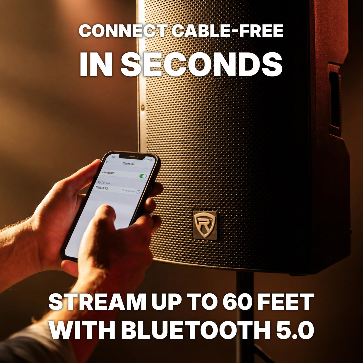 15" Powered PA Speaker with Bluetooth E1199