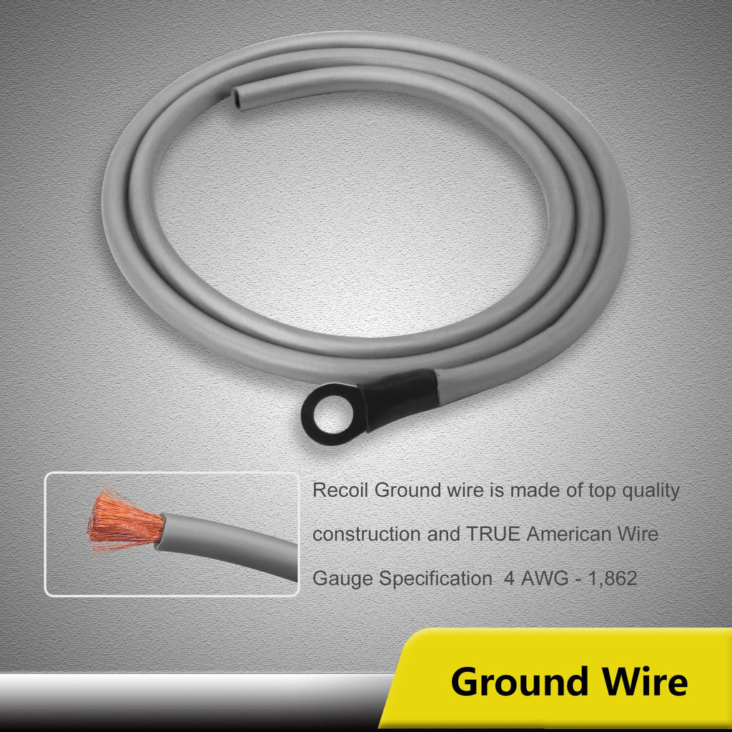 4 Gauge CCA Amplifier Wiring Kit with OFC RCA Cable B261055