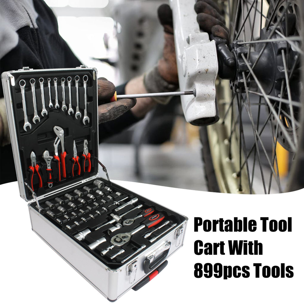 White Rolling Tool Box Set Y540030